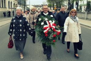 „Vivat Maj, 3 Maj”.  Obchody w Tomaszowie Mazowieckim [ZDJĘCIA]